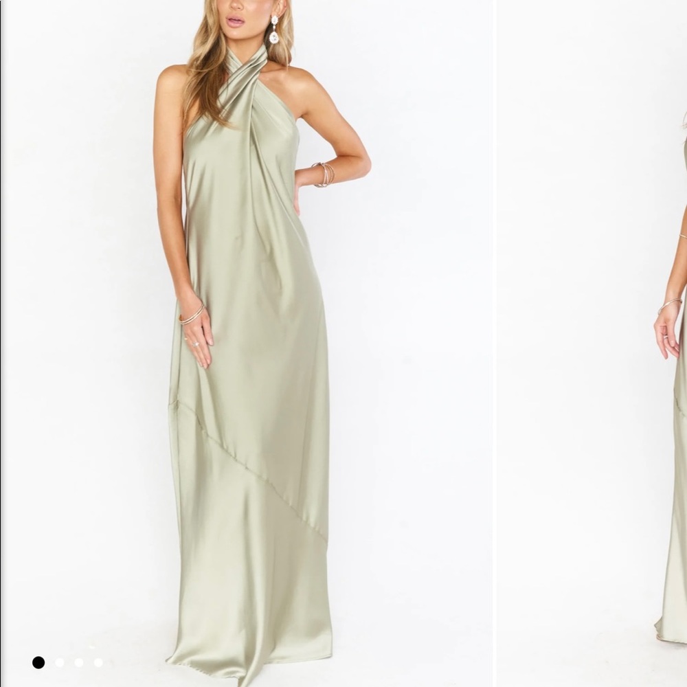 Show me your mumu jasmine halter maxi dress- worn once!